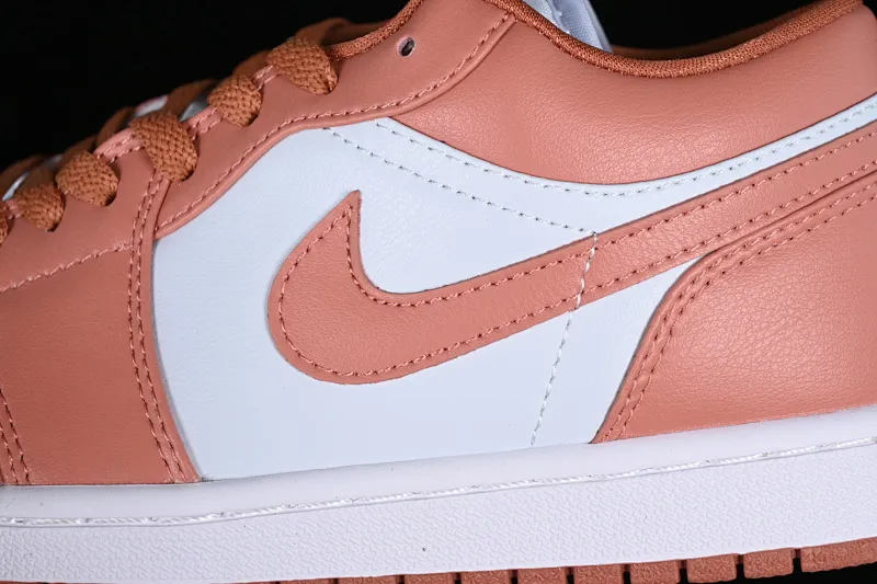 All categories Air Jordan Jordan series basketball shoes Air Jordan 1 Low Z version Air Jordan 1 Low AJ1 Joe 1 white and pink cultural low-top casual sneakers DC0774-080